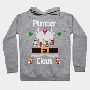 Plumber Claus Santa Christmas Costume Pajama Hoodie